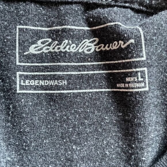 Mens Eddie Bauer Legendwash Designer T Shirt Top u Gray Size Large - Picture 8 of 9